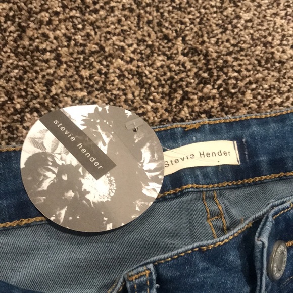 Stevie Hender High Waisted 5 Button Skinny Jeans - Picture 8 of 8